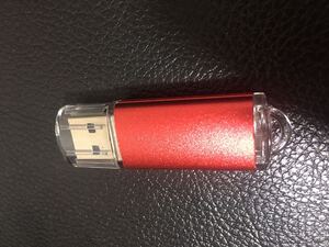 USBメモリ 32GB USB2.0 マイクロUSB フラッシュメモリー キャップ式 フラッシュドライブ 赤色