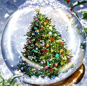 ダイヤモンドアート クリスマス スノードーム クリスマスツリー 初心者 ダイアモンドペインティング ビーズ刺繍キット クロスステッチ