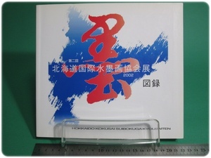 Art hand Auction 第二届北海道国际水墨画协会展画册2002/aa9279, 绘画, 画集, 美术书, 收藏, 目录