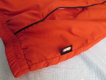 使用少ない きれい yonex 長袖 中綿入り Vネック ウオーム ジャケット オレンジ系 メンズ Mサイズ 167～173cm ヒートカプセル ヨネックス_画像5