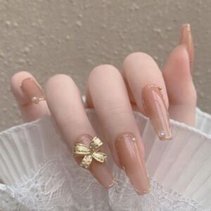 ネイルチップ量産韓国風 3D 結婚式