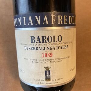 Barolo バローロ 1989年 赤ワイン Fontana Fredda DOCG 記念日 誕生日 アニバーサリー