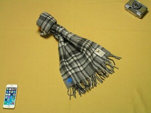 HILL TOP ヒルトップ Made in Scotland 英国製 ♪メンズ Men's ビジネスマフラー LAMBSWOOLラムウール+ANGORAアンゴラ 3327■定価16,000円