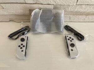 本体同梱 新品 ジョイコン スティック ストラップ ホワイト Switch 有機ELモデル Joy-Con 3点セット