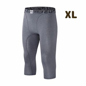 メンズ コンプレッション パンツ タイツ スポーツウェア グレー XL