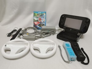 WiiU マリオカート8セット 2人ですぐに遊べるハンドル・リモコン付き