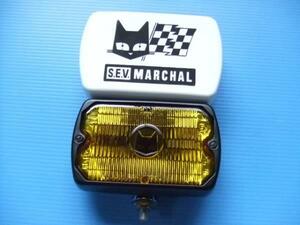  that time thing new goods 1 piece Marshall lamp 750 rectangle foglamp black body yellow lens light cover MARCHAL old car square shape Rocket cowl group car sub2