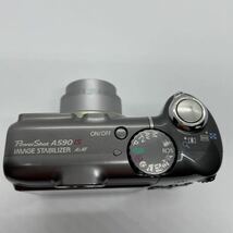 美品　Canon PowerShot A590IS キャノン 単三電池 デジタルカメラ デジカメ d7k164sm_画像4