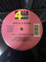 ERIC B. & RAKIM / I AIN'T NO JOKE / ERIC B. IS ON THE CUT 12inch LP レコード / HIP HOP / HIPHOP /_画像3