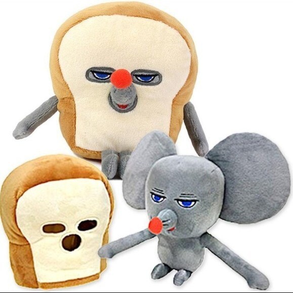 新品・即日発送 パンどろぼう ぬいぐるみ2種セット