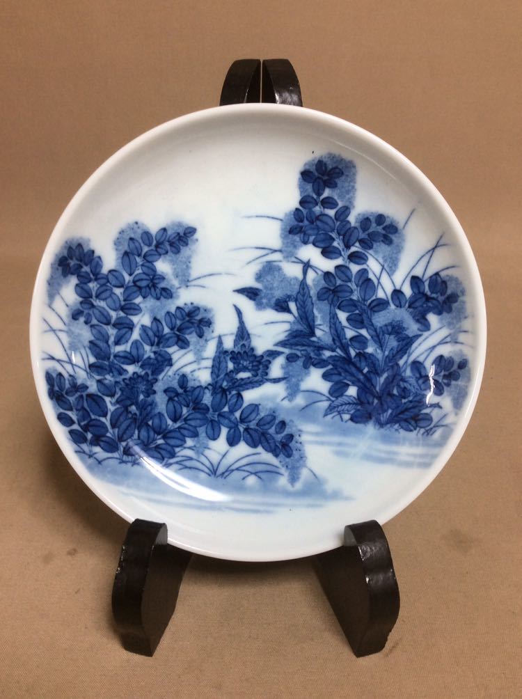 南紀男山焼 染付 高松茶屋根上松図瓶 M R4801 大割引 16632円 feeds