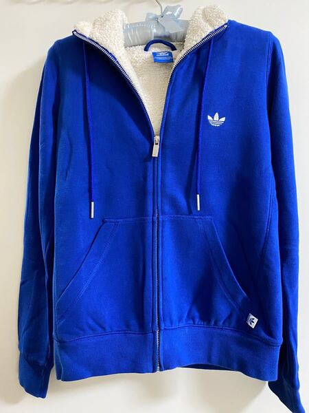 adidas originals アディダスオリジナルス パーカー 青 秋冬 レディース