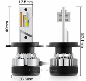 世界最強クラス V8 ターボファン 55W 12000LM H4 Hi Lo バイク用 0.1秒快速点灯 LED ヘッドライト 360度光軸調整 車検対応 キャンセラー付