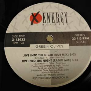 □GREEN OLIVES / JIVE INTO THE NIGHT アナログの画像4