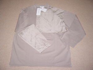  new goods unused *TK Takeo Kikuchi unusual material b locking switch design long sleeve shirt (XL)b