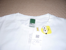 新品未使用☆ミニオンバックプリント半袖Tシャツ （XL）w_画像3