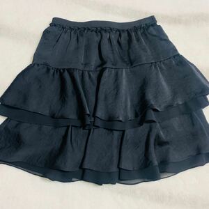 日本製短いスカート 伸縮性ウエスト