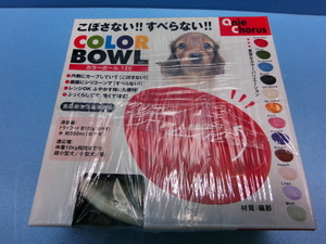 E650a knee Chorus corporation COLOR BOWL 120 color a knee red ... not ... not unused goods 