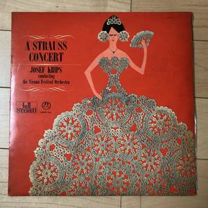 ◆ LP レコード A STRAUSS CONCERT JOSEF KRIPS conducting the Vienna Festival Orchestra クリップス シュトラウス名曲集 27595