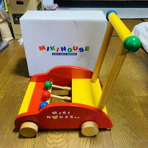 ミキハウス 手押し車 カタカタ wargen おもちゃ 木製 ベビーウォーカー 玩具 赤ちゃん mikihouse