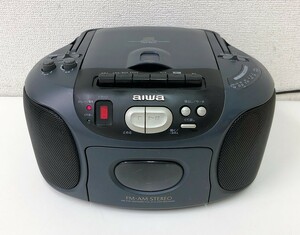 【AIWA アイワ「CSD-EX110」ラジカセ】CDステレオ ラジオ カセット レコーダー/A778