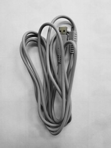 Wii21-009 任天堂 ニンテンドー Wii U 純正 ワイヤレス コントローラー PRO 用 充電 ケーブル のみ プロコン WUP-018 USB ゲーム 美品