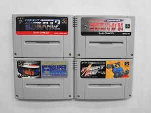 SFC21-192 任天堂 スーパーファミコン SFC ドリフトキング 首都高バトル 2 94 エキゾーストヒート 鈴木亜久里 セット ゲーム ソフト 使用感