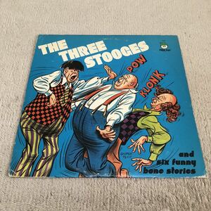 【US盤】the three stooges and six funny bone stories / LP レコード /STEREO PeterPan 8098A records spc newark n j 07109/アニメ/　