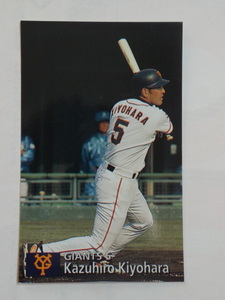  Calbee base Ball Card 1997 No.135 Kiyoshi . peace .... person ja Ian tsu