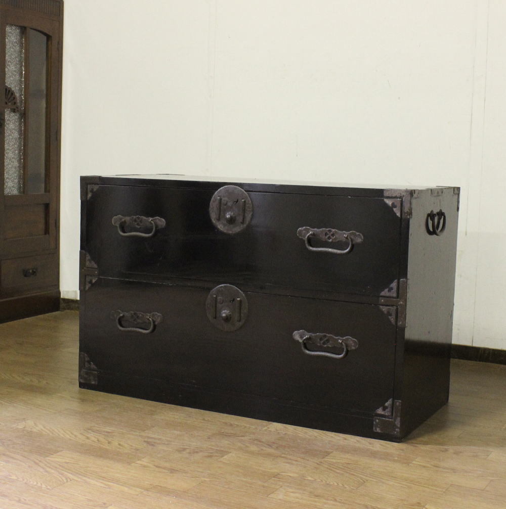 打ち出し金具 時代庄内箪笥 時代箪笥 時代家具 古家具 古タンス