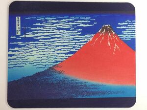 . ornament north . red Fuji,. manner .. mouse pad 