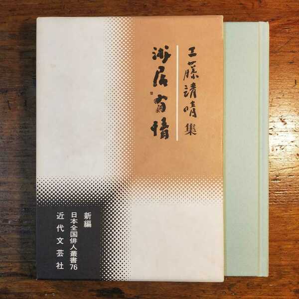 【送料無料】游居有情 工藤靖晴集 (新編日本全国俳人叢書 2001年 近代文芸社 句集 俳句 自由律 現代詩)