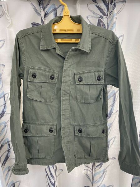 AMERICAN RAG CIE アメリカンラグシーのミリタリーシャツジャケット　サイズ2 送料無料