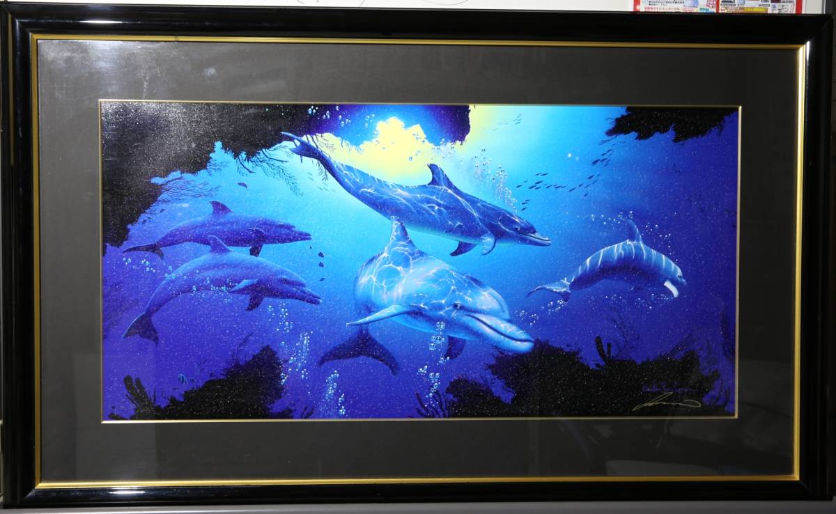 誕生日プレゼント 掘り出し お値打ち作品 シルクスクリーン 16 300 人気作品 正光画廊 ハナ オブ クリスチャン ラッセン フォールズ シルクスクリーン Labelians Fr