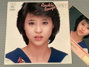 シングル盤(EP)◆松田聖子『Rock'n Rouge』『ボン・ボヤージュ』※特製ステッカー付◆良好品！