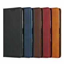 【新品】マグネット 手帳型 Xperia 10 III / 10III Lite ケース ブラウン xperia10IIIケース 10IIIライト カバー スマホケース シンプル_画像6