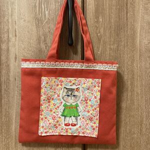 ハンドメイドのぺたんこミニトート コヤンイサムチョン/ルミ