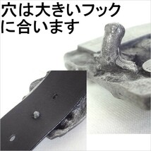 ベルト 本革サドルレザー オイルレザーブラック シスキュウ米国製バックル 幅40mm 本皮 牛革_画像10