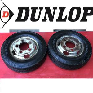 DUNLOP ダンロップ　エナセーブ　ＳＰ　ＬＴ38　195/75R15 109/107L LT TOPY TM 15×5J 5穴　　2本セット　（F-83）