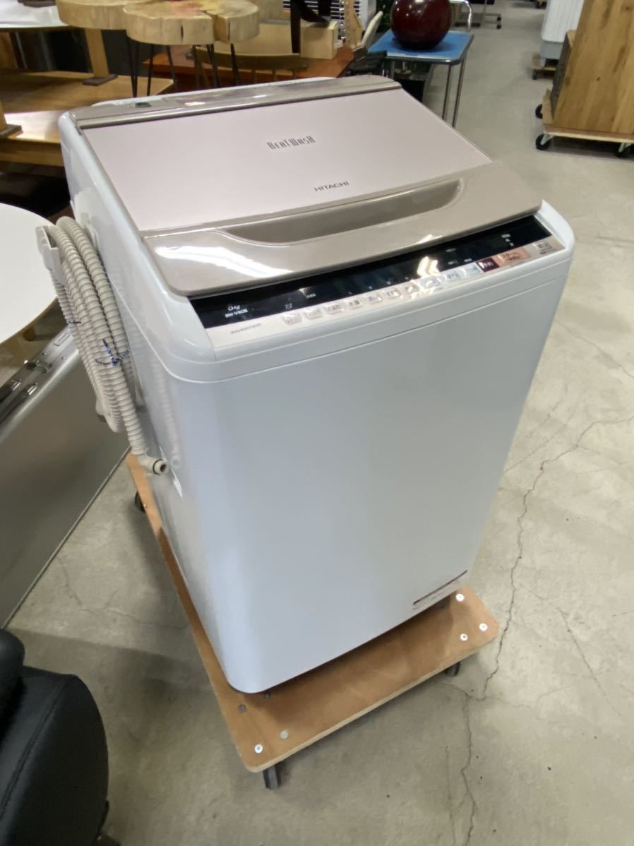 人気カラーの HITACHI 全自動洗濯機8.0kg - 洗濯機 - reachahand.org