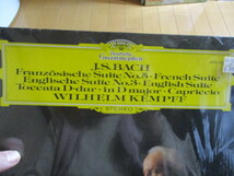 WILHELM KEMPFF ウィルヘルム・ケンプ J.S.BACH : KLAVIERWERKE J.S.バッハ 独 LP イギリス組曲第3番 トッカータとフーガ ニ短調 他_画像2