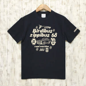 ■ BIRDIBUS Tシャツ■Sサイズ（ネイビーxナチュラル）アメ車　アメリカ　ロードランナ－　モパ－ MOPAR ROADRUNNER PLYMOUTH