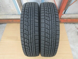 冬1386 ヨコハマ ice GUARD iG60 165/70R14 81Q スタッドレスタイヤ 中古 2本 ♪ YOKOHAMA アイスガード シックス