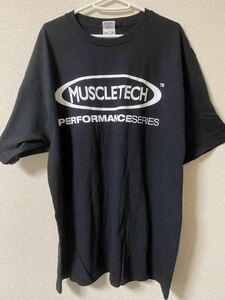 新品MUSCLE TECH Tシャツ　sizeXL ブラック マッスルテック