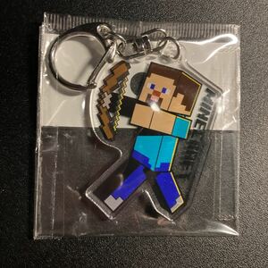 マインクラフト スティーブ アクリルキーホルダー マイクラ グッズ アクキー キーホルダー ストラップ Minecraft