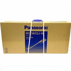 ◇未使用品 Panasonic パナソニック 充電式掃除機 MC-SB32J-W サイクロン式 コードレス ホワイト 家電
