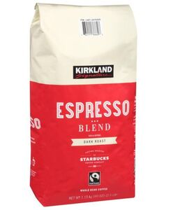 ▲【送料無料】 カークランドシグネチャー スターバックス エスプレッソブレンド コーヒー(豆)1.13kg コストコ 人気商品