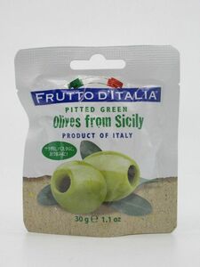 フルットディタリア グリーンオリーブ 種抜き 30g 　