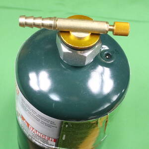【国内発送・送料無料】USプロパン ボンベ口金 OD缶口金 US変換アダプター OD缶変換アダプタ& レギュレーター セット