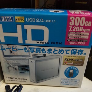 I-O DATA 外付けHDD300GB 付属品 有